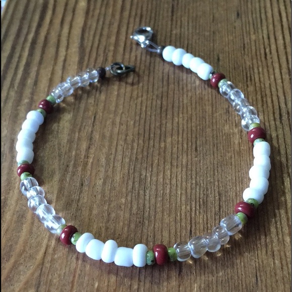 8 in. Men's Beaded Bracelet, Handmade Men's Bracelet Handmade - Picture 5 of 6